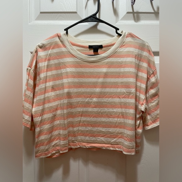 Forever 21 striped crop top - Picture 1 of 2
